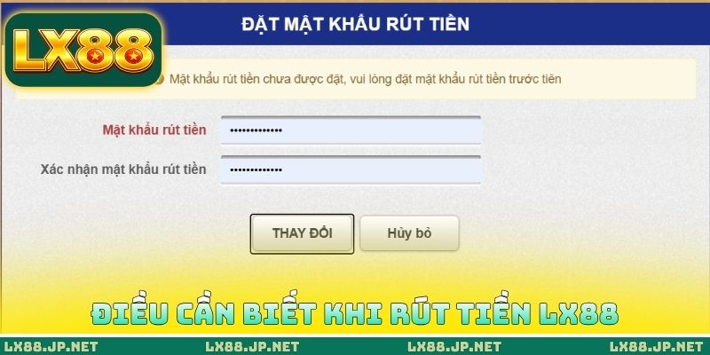 Rút Tiền LX88 - Nhận Thưởng An Toàn Tại Thương Hiệu Cá Cược 1 Điều cần biết khi rút tiền LX88